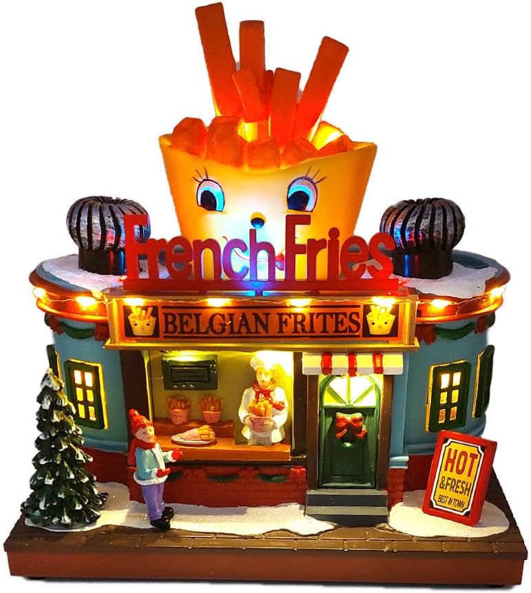 Wizardi Christmas Village - French Fries Stand F07N5-8