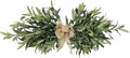 Greenery Garland Swag, 60cm Artificial Olive Branches Swags with Bow, Rustic Eucalyptus Garland Wreaths for Wedding Arch Party Wall Home Decorations