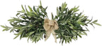 Greenery Garland Swag, 60cm Artificial Olive Branches Swags with Bow, Rustic Eucalyptus Garland Wreaths for Wedding Arch Party Wall Home Decorations