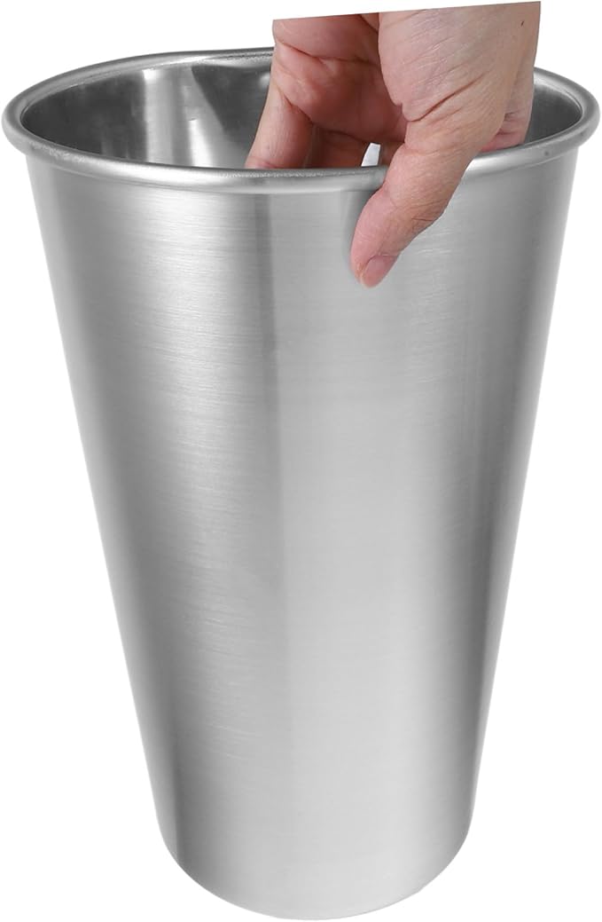 Luxshiny Aluminum Umbrella Stand Waterproof Round Umbrella Storage Bucket for Home Entryway Walking Stick Organizer