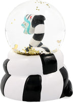 Beetlejuice Sandworm Mini Light-Up Snow Globe with Swirling Glitter Display | 3 Inches Tall