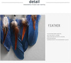 MOONFLY Dream Catcher Handmade Traditional Feather Dreamcatcher Hanging Home Wall Decoration Craft Ornament for Home, Bedroom, Kids, Boys Native American Style Décor (Star)