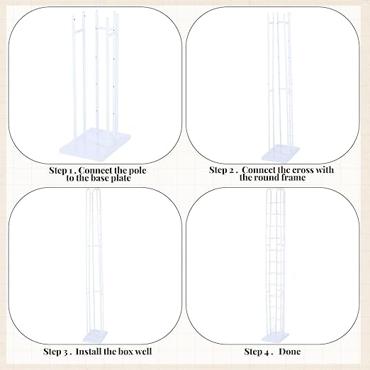Tandefio 78" White Floor Standing Hat Rack Tower 12 Tier Hat Display Rack Cap Organizer Metal Hats Stand Hats Wigs Holder for Cap Retail Display Storage Vertically