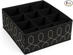 Fabric Drawer Organizer – Foldable Cloth Storage Box for Clothes, Closet, and Dresser Organization