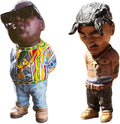Legend-Commemorative Resin Ornaments, Peculiar and Interesting Rap Music Star Resin Sculptures, Commemorative Resin Ornaments, Best Gift for Friends, Black