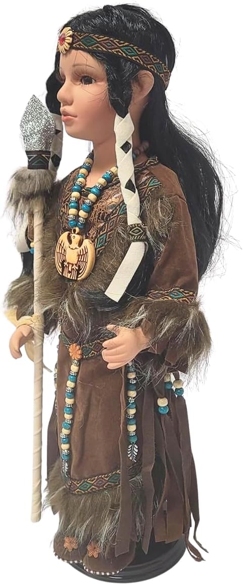 Kinnex Collections 16 Inch Porcelain Collectible Doll Limited Edition Decorative Home Display with Certificate of Authenticity (D16778)