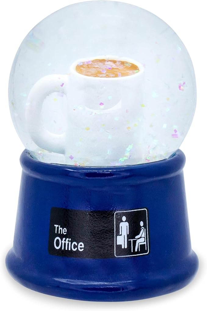 Silver Buffalo The Office World's Best Boss Light Up Snow Globe, 55 mm