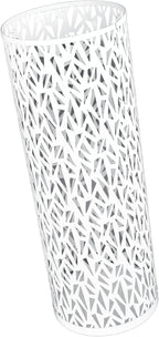 Jectse Umbrella Stand, Freestanding Round Metal Umbrella Holder Bin Hollowed Rain Collection Umbrella Organizer Bin for Home Office Entryway (White), Jectse021nsfg9dv-16