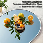Prywot Arched Full Length Mirror, 70"x26" Free Standing Floor Mirror, Modern Full Body Mirrors with Stand, Wall Mirrors with Aluminum Alloy Frame for Bedroom,Living Room, White