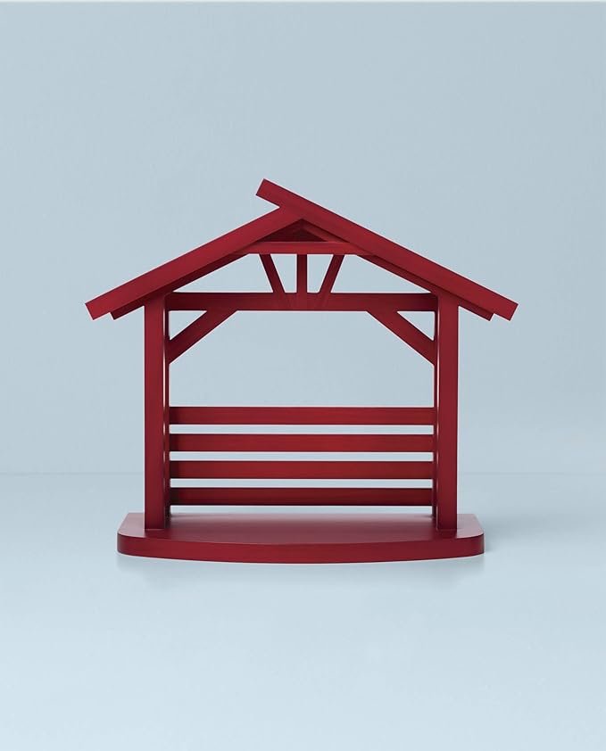 Lenox 896752 First Blessing Nativity Wood Creche