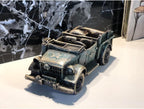 Decorative Classic Car Decorative Accent Polished Resin Camouflage Vintage Model for Collectors and Home Decor - Dark Camouflage