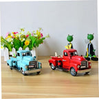 Vintage Handmade Iron Car Model Antique Desktop Ornament Retro Décor for Home and Office for Vehicle Enthusiasts