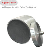 Ash Tray, Large Outdoor Ashtray with Lid, Ashtray for Outside Patio, Stainless Steel Windproof Smokeless Ash Tray for Balcony, Ashtrays for Smokers, Cigar, Home Office Decoration
