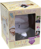 Neil Enterprises Inc. Large LED Light Up Photo Snow Globe with Black Base