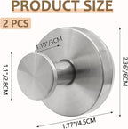 Zorfeter 2 PCS Suction Cup Wreath Hanger, Waterproof Suction Cup Hooks Hanging 15 Lbs Wreath Holder, Strong Hold Suction Hooks for Front Door/Windows/Glass(Silver)