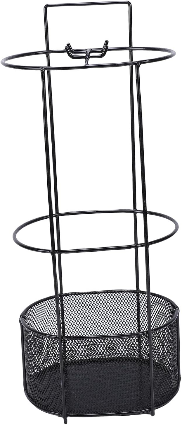 Focket Umbrella Stand, Premium Iron Hollow Mesh Drainage Umbrella Holder for Entryway, Indoor Storage Rack with Vertical Space Saving Design for Homes Hallways Offices Shops Schools