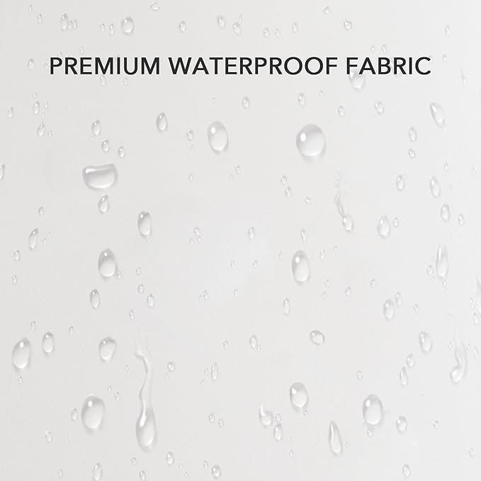 Oubonun 12x20 Outdoor Pillow Inserts (Pack of 2) - Square Waterproof Throw Pillow - Decorative Throw Pillows Insert for Couch Sofa Bed Patio Furniture - White Pillows