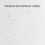 Oubonun 18 x 18 Outdoor Pillow Inserts (Pack of 2) - Square Waterproof Throw Pillow - Decorative Throw Pillows Insert for Couch Sofa Bed Patio Furniture - White Pillow