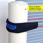 Bodylastics Band Barrier for Resistance Fitness Bands - Heavy-Duty Protective Sleeve Accessory With Easy Setup Velcro Closure, Nylon Webbing and Neoprene Padding