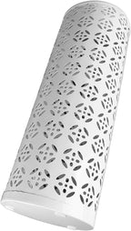 Metal Round Umbrella Stand Rack, Freestanding Tall Round Basket Umbrella Holder Bin for Entryway Home Office (S)