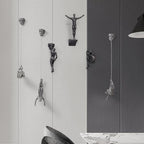 Climbing Men Wall Art Decor Sculpture,Nordic Modern Simplicity Decorative Wall Art, Climbing Man Sculptures,Home & Office Climber Gifts(Stone)
