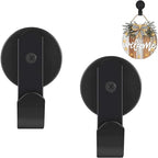 UCINNOVATE 2 Pack Magnetic Wreath Hanger for Front Doors, Wreath Hook Wreath Holder for Metal Door, for Christmas Decorations, Refrigerator Christmas Wreaths Party Decoration Super Strong Magnetism