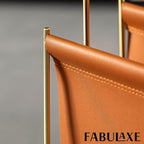 Fabulaxe Magazine Holder and Rack for Desktop, Home Office, Living Room, Waiting Areas, Farmhouse File Storage, Basket for Letters, Magazines, Books, Newspapers and Other Reading Materials 14-Inch