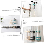 Cabilock 12sets Wall Hanging Umbrella Racks Stylish Umbrella Holders for Entryway Compact Design for Neat Storage Material Rounded Corners for Home Organization