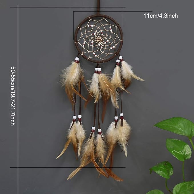 Dream Catchers Handmade Wall Hanging Feather Dreamcatcher for Car Kids Bedroom Decoration Ornament