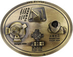 Keenso Shanghai Building Collection Model Reflective Bronze and Gold Vintage Trend Friends Big (Bronze-Small)