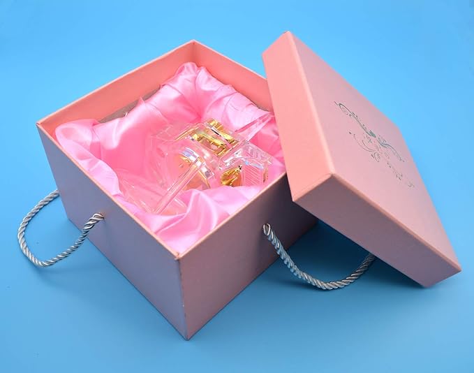 Sooharic Piano Music Box Crystal Song Canon, Clockwork Mechanical Piano Ornament Classical Sweet Gift