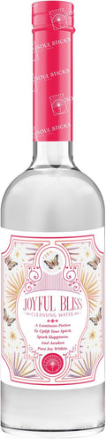 SOUL STICKS Cleansing Water 7.5 oz. Bottle for Rituals, Clearing Negative Energy and Purifying Home Spiritual Florida Water Area Deodorizer (Joyful Bliss)