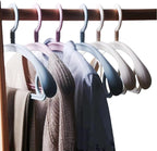 10 Pack Heavy Duty Coat Hangers 25lb Load Capacity Swivel Suit Clothes Wide Shoulder Jacket Thick Large Non Slip Hangers Pink