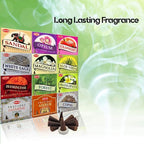 Hem 12 Assorted Boxes of Incense Cones, (120 Total)| Natural Fragrance for Aromatic Rooms | Odor Remover Incense for Stress Relief & Relaxation (Assorted 2)