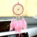 Feather Dream Catcher Pendant, Small Car Charm for Wall, Bedroom Hanging Decorations