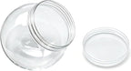 1 PCS Snow Globe Jar Empty Clear Plastic Water Globes with Screw Off Bottom Cap for DIY Crafts and Home Decoration (10 CM / 3.94 Inch)