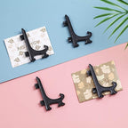 Artliving 3" Black Plastic Stand Cookie Holder Display Stand Place Card Holder Display Easels at Weddings, Birthday Party(24 Pack)
