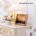 Display Stands Metal Frame for Picture Decorative Plates Book Photo Artistic Work Home Showrooms Ornaments Storage Stands with Shelves and Drawers (4.3 inch)