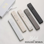 SURI Mezuzah for Door with Scroll – 9 Inch Modern Mezuzah Case with Non Kosher Scroll Included, Fits up to 8” Scroll, Easy Adhesive Installation, Gift Box Included