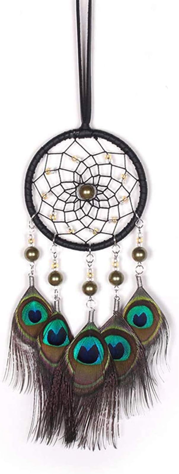 Feather Dream Catcher Pendant, Small Dream Catchers Car Charm for Hanging Decorations