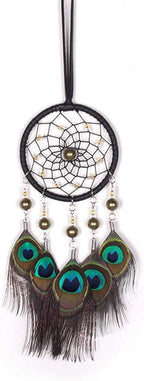 Feather Dream Catcher Pendant, Small Dream Catchers Car Charm for Hanging Decorations
