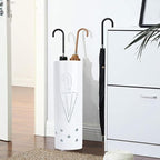 Umbrella Stand,Metal Round Umbrella Stand Rack,Canes Walking Sticks Holder for Entryway, Home, Office, Black (Type 2)