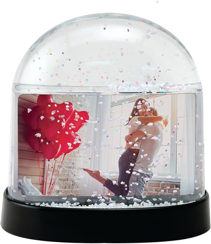 Neil Enterprises Inc. Clear Horizontal Photo Snow Globe