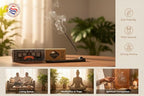 Satya Smudge Incense Stick – Hand-Rolled Indian Masala Incense for Meditation, Yoga & Spiritual Cleansing Pack of 6 (Smudge Superhit)