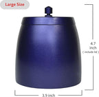 Ash Tray, Large Outdoor Ashtray with Lid, Ashtray for Outside Patio, Stainless Steel Windproof Smokeless Ash Tray for Balcony, Ashtrays for Smokers, Cigar, Home Office Decoration