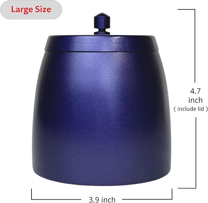 Ash Tray, Large Outdoor Ashtray with Lid, Ashtray for Outside Patio, Stainless Steel Windproof Smokeless Ash Tray for Balcony, Ashtrays for Smokers, Cigar, Home Office Decoration