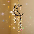 Artilady Dream Catcher for Girls - Butterfly Small Black Dream Catchers with Crystals Cute Room Decor for Teen Girls Boys Boho Bedroom Wall Home Decorations Birthday Christmas Women Gifts