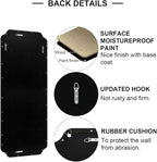 ANDY STAR 18" x 48" Full Length Mirror, Large Black Scalloped Bathroom Mirror, Full Body Wall Mirror with Scalloped Corner Decorative for Bedroom, Living Room (Horizontal or Vertical)