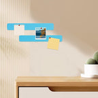 Bulletin Board Cork Board Cork Boards for Walls Cork Board for Office Pin Board Bulletin Boards for Walls (Sky Blue)