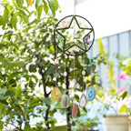 Large Dream Catcher Crystal Star Dream Catchers for Adults Crystal Suncatcher Prism Hanging Window Wall Room Decor Handmade Gift for Girls Boys